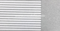 Кулирная гладь полоска вязаная серый меланж