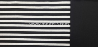 Кулирная гладь полоска вязаная черный